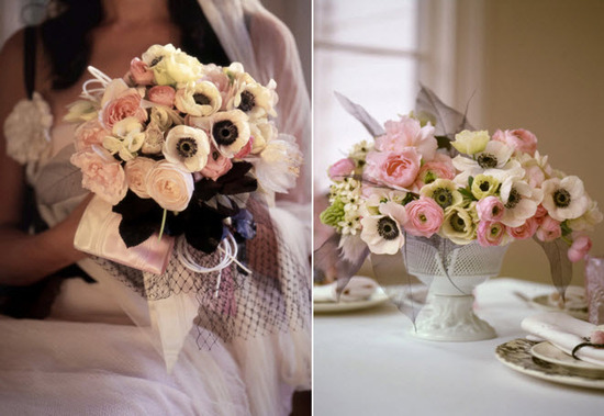 photo of Parisian Chic Meets Modern Sophistication: White French Anemones For Your Wedding Flowers
