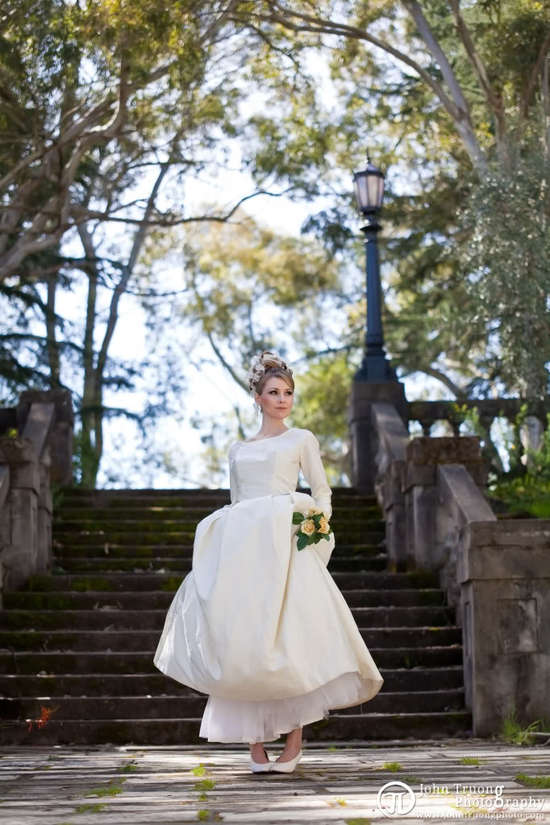 photo of Bride Chic: The Blonde Bride And The Perfect Shade Of Wedding Dress White
