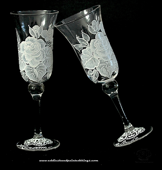 photo of Savvy Steals Weekly Giveaway: Win A Pair Of Custom Hand Painted Champagne Toasting Flutes!