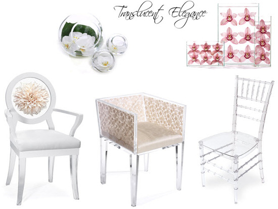photo of Bring On-Trend Translucent Elegance To Your Wedding Reception Decor!