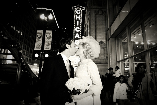 photo of Vintage Meets Rock And Roll Chicago Wedding: Teri and Dan