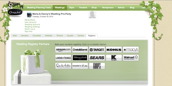 photo of Tell Your Guests about Your Wedding Gift Registry