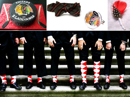 photo of Sports-Inspired Weddings: Chicago Blackhawks Win The Stanley Cup!