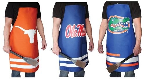 photo of Affordable Father's Day gift idea 3: NCAA Collegiate BBQ Grilling Aprons