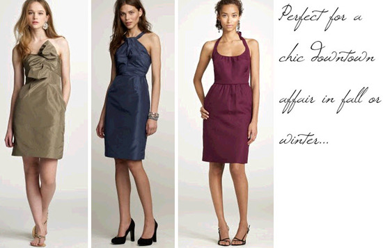 photo of Chic, Simple Wedding Dresses, Bridesmaid Frocks, And Accessories By J-Crew!