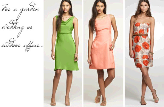 photo of Chic, Simple Wedding Dresses, Bridesmaid Frocks, And Accessories By J-Crew!