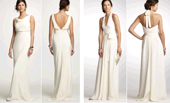 photo of Chic, Simple Wedding Dresses, Bridesmaid Frocks, And Accessories By J-Crew!