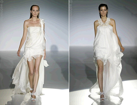 photo of Bride Chic: Wedding Dress Fashion- The Long And Short Of It