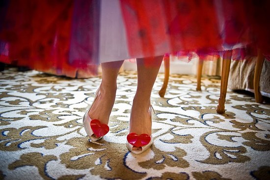 photo of Bride Chic: Donna And Matt's Valentine Themed Retro Wedding
