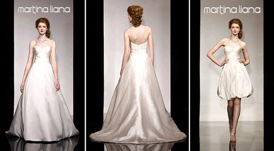 photo of TWO knockout wedding day looks without the 2nd dress!