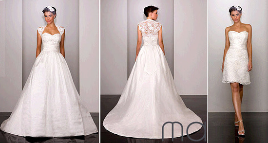 photo of TWO knockout wedding day looks without the 2nd dress!