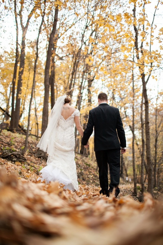 photo of A Picturesque Fall Country Wedding