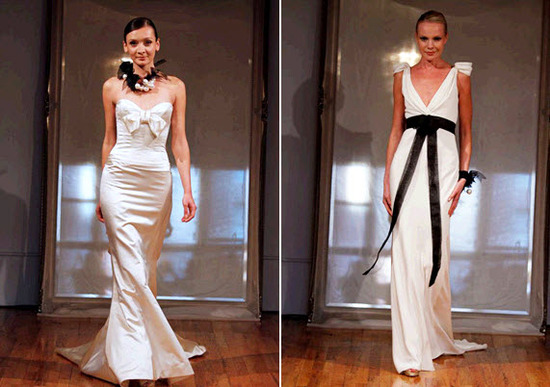 photo of Eye On Bridal Fashion: Black Accents, Sophisticated Style