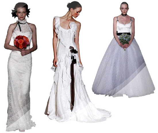 photo of Eye On Bridal Fashion: Black Accents, Sophisticated Style