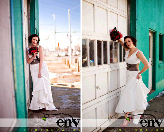 photo of Retro Rock The Dress Bridal Shoot: Pretty Meets Gritty!
