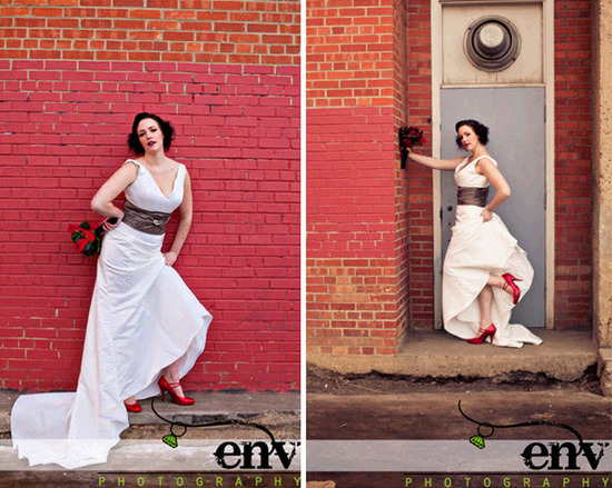 photo of Retro Rock The Dress Bridal Shoot: Pretty Meets Gritty!