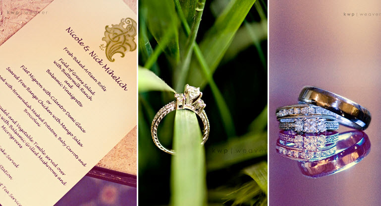 Wedding-programs-ivory-olive-green-purple-diamond-engagement-wedding-rings-artistic-wedding-photos.full