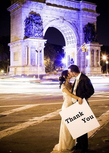 photo of Bubbly Bride: Show your guests THANKS this year!