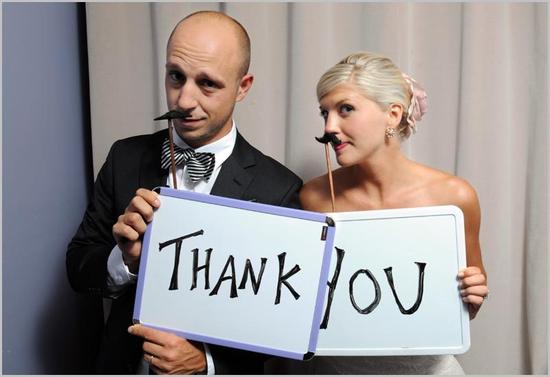 photo of Bubbly Bride: Show your guests THANKS this year!