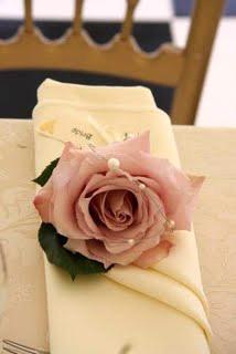 photo of Bubbly Bride: Napkin Decor At Your Wedding Reception