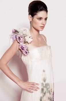 photo of Bride Chic: Spring 2010 Wedding Dress Trend- Nature Inspired