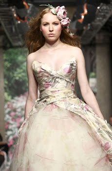 photo of Bride Chic: Spring 2010 Wedding Dress Trend- Nature Inspired