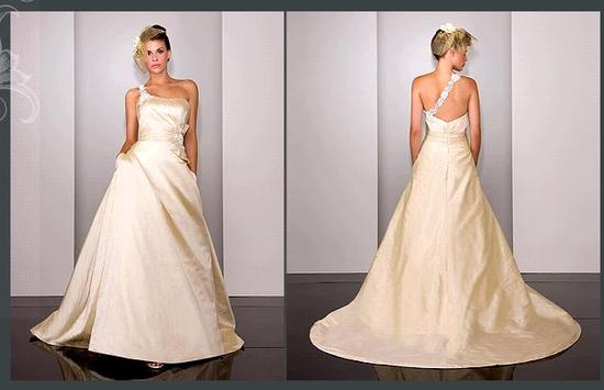 photo of To-Die-For Martina Liana One-Shoulder Wedding Dress!