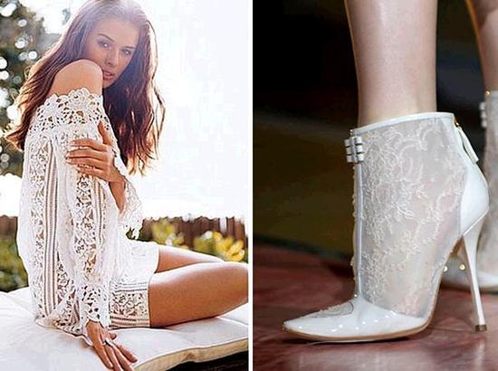 photo of Bride Chic: LACE: New Spins on an Old Tradition