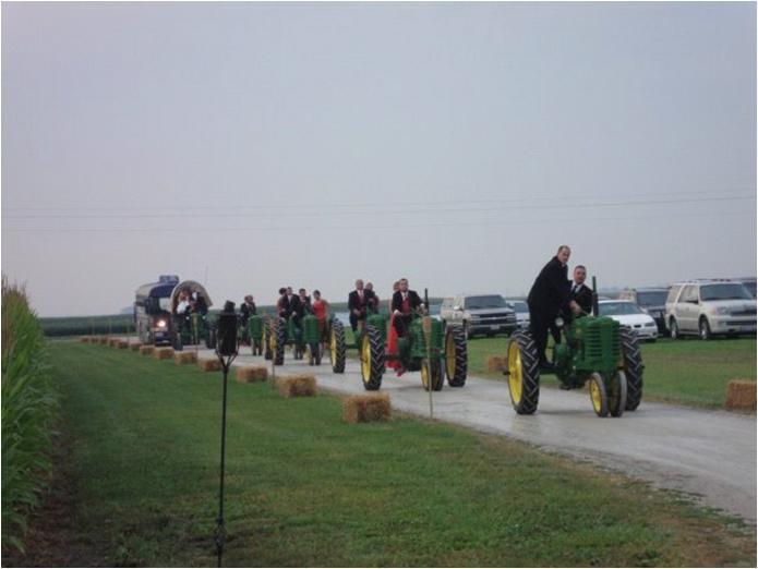 Wedding-party-rides-in-on-john-deere-tractors.full