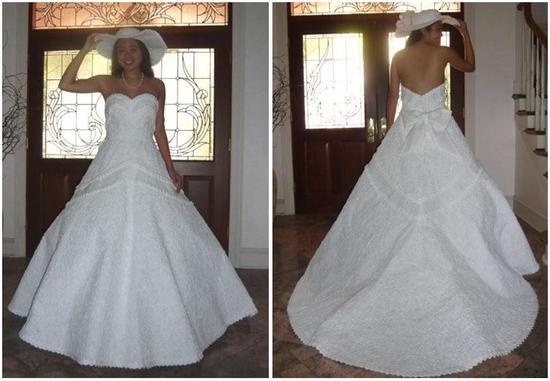 photo of Newfound Respect For The Toilet Paper Wedding Dress Game!