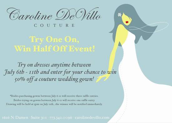 photo of Calling Chicago Brides in Search of a Great Deal on a Wedding Dress!