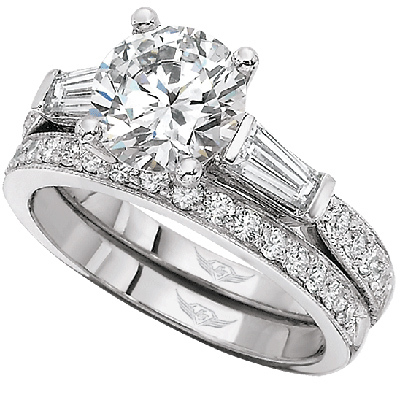 Martin Flyer Engagement Ring 4209FFCXWR