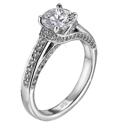 photo of Scott Kay Pave Diamond Engagement Ring