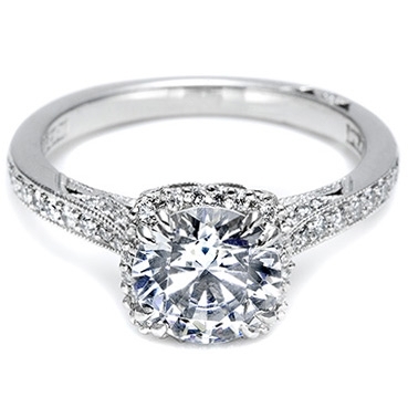 photo of Tacori Pave Engagement Ring 2620RDP
