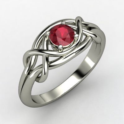 photo of Infinity Knot Engagement Ring