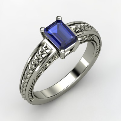 photo of Emerald Cut Ceres Engagement Ring