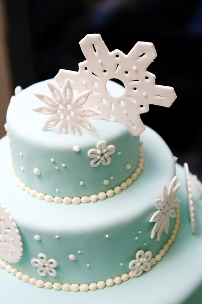 photo of Icy Blue Snowflake