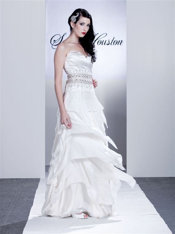 Allessandra-white-sweetheart-wedding-dress-silver-rhinestone-cumberbund-tiered-skirt.full