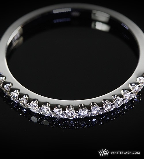 photo of Wedding Ring, Whiteflash, 15 melee diamonds, Platinum