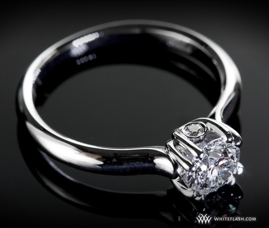 photo of Engagement Ring: WhiteFlash 'U-Prong' Half Round Diamond Setting