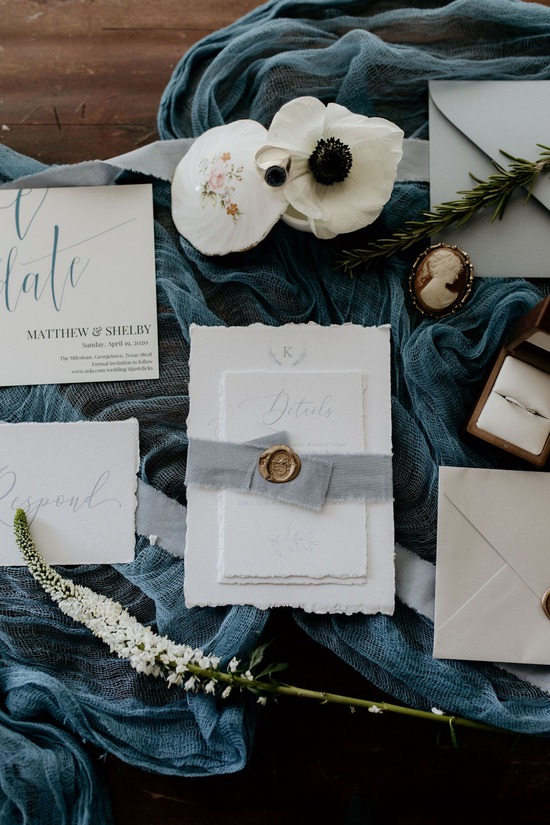 All the details planned perfectly, showcased with florals.