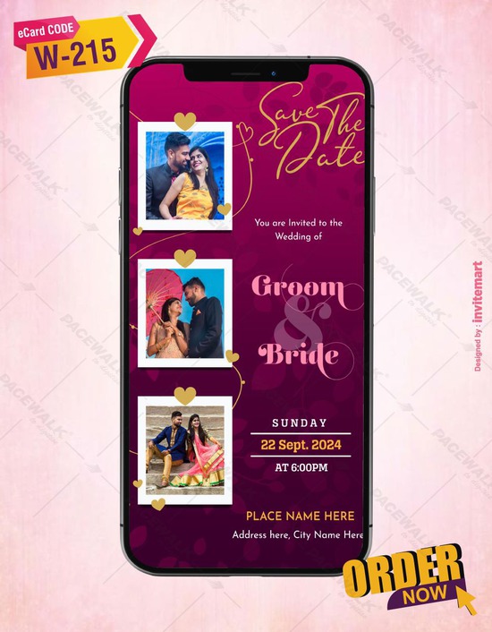 Couple Photo Save The Date Card