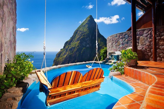 Ladera Resort in St. Lucia is a stunning honeymoon spot!