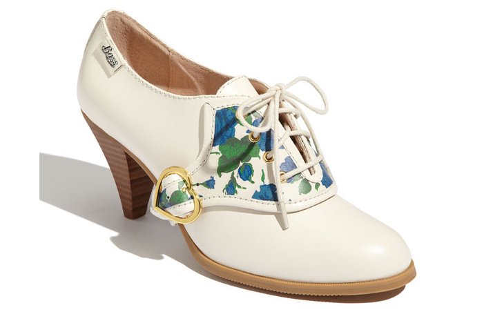 Floral-print-wedding-shoes-bridal-heels-ivory-booties-vintage-brides.full