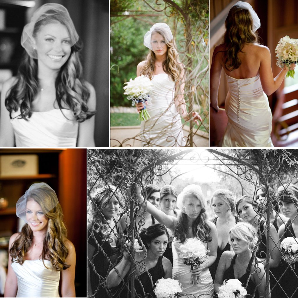 Romantic-wedding-hairstyles-all-down-bridal-hairstyle-birdcage-veil.full