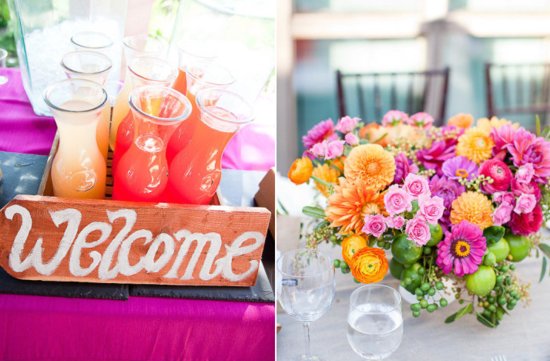 photo of Raspberry Lemonade Wedding Inspiration