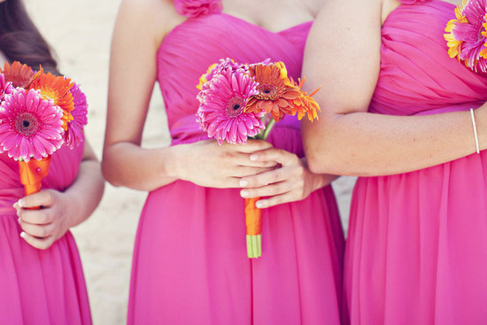 photo of Vibrant Spring Wedding Flowers