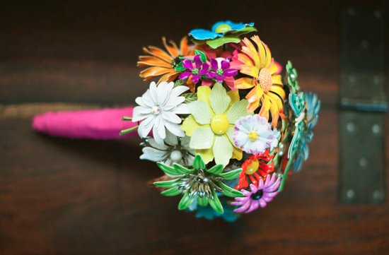 photo of Vibrant Spring Wedding Flowers