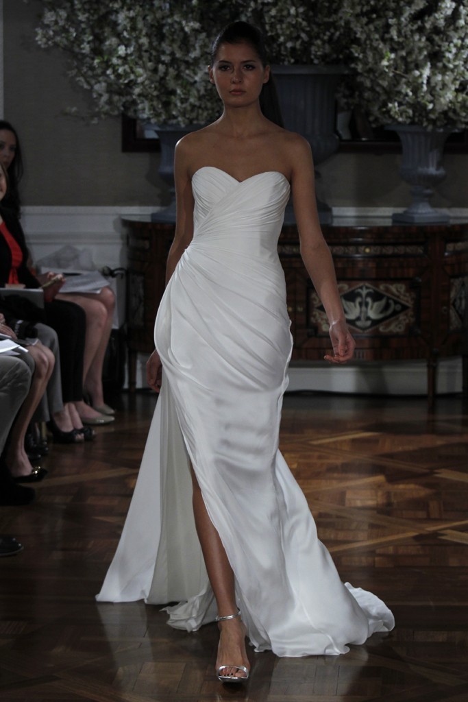 Spring-2013-wedding-dress-collections-romona-keveza-bridal-gown-white-sweetheart-with-slit.full