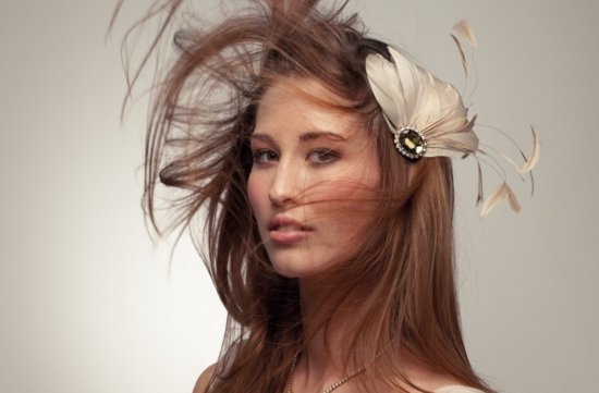 photo of Elizabeth Perry Collections: Victorian feather bridal fascinator